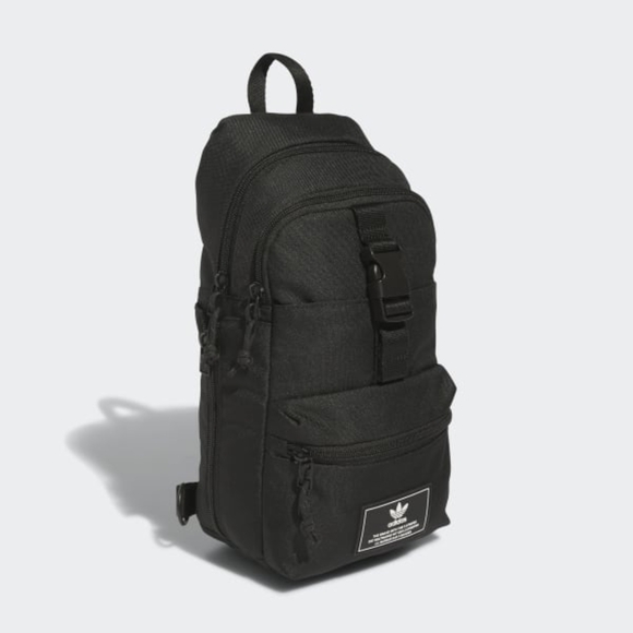 Adidas Men's Black Utility 3.0 Sling Bag - Picture 1 of 4
